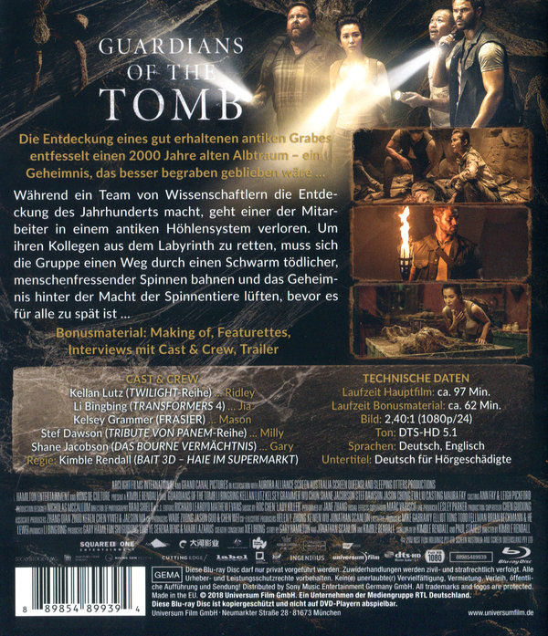 Guardians of the Tomb (blu-ray)