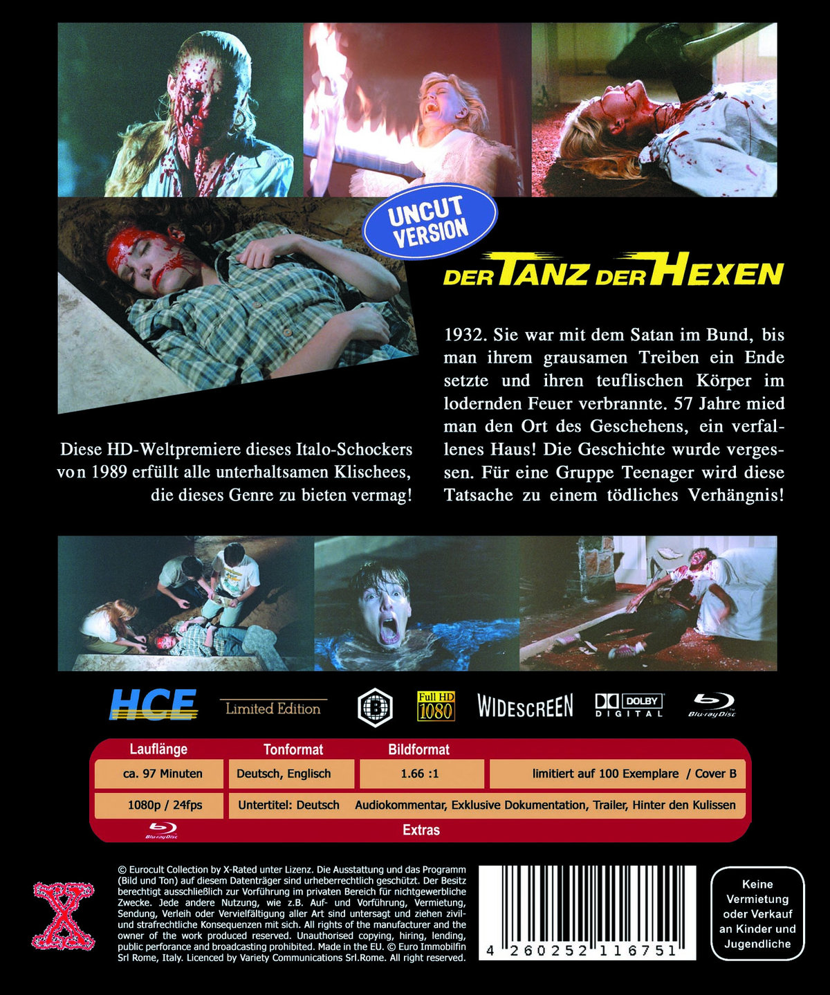 Tanz der Hexen - Uncut Edition (blu-ray) (B)