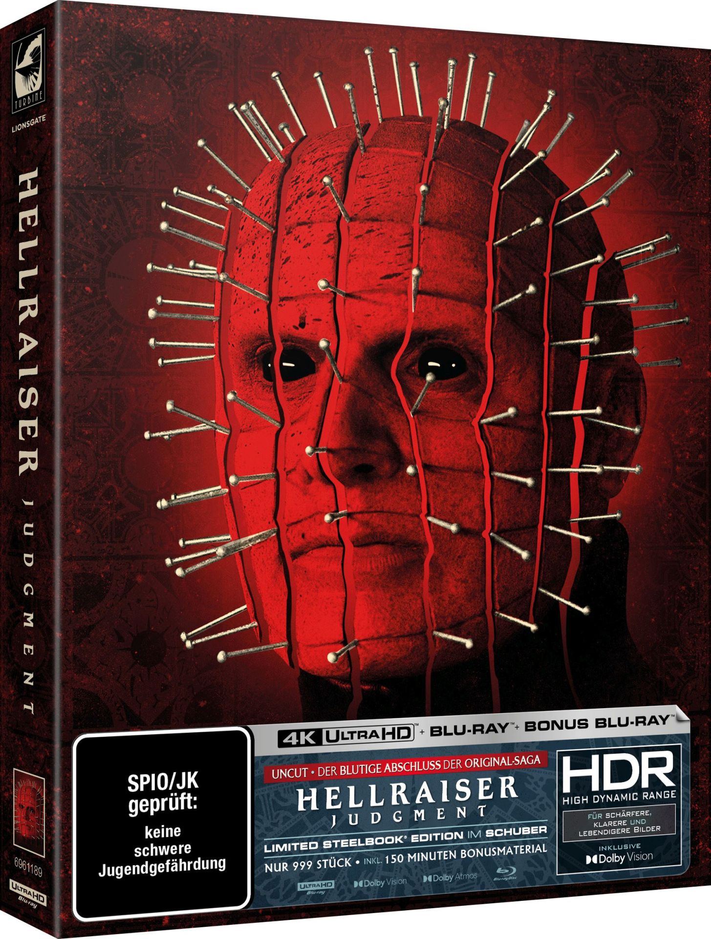 Hellraiser: Judgment - Uncut Steelbook Edition  (4K Ultra HD+blu-ray) (C)