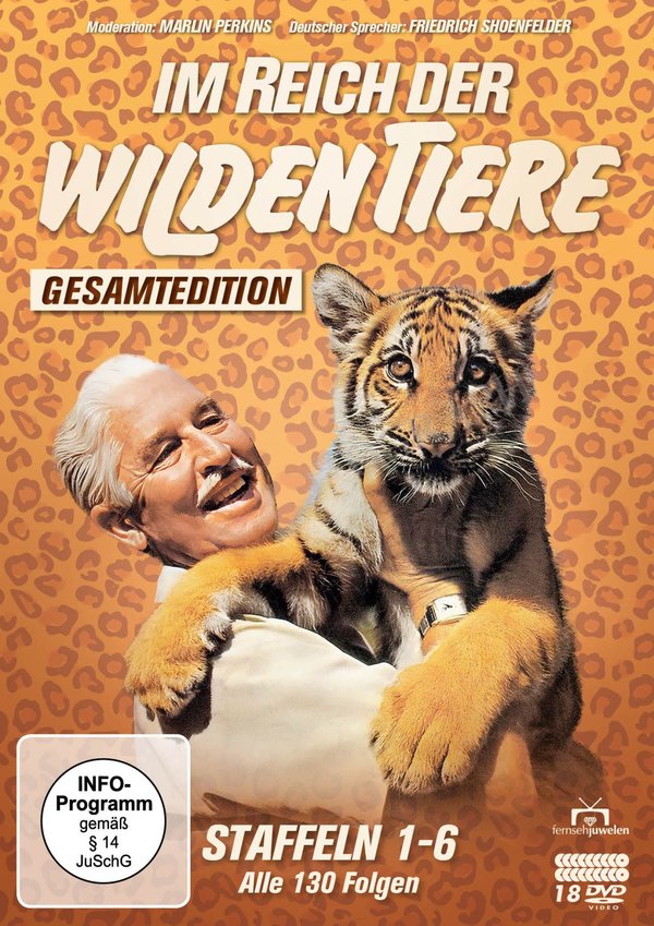 Im Reich der wilden Tiere - Gesamtedition: Alle 6 Staffeln (Folgen 1-131)  [18 DVDs]  (DVD)