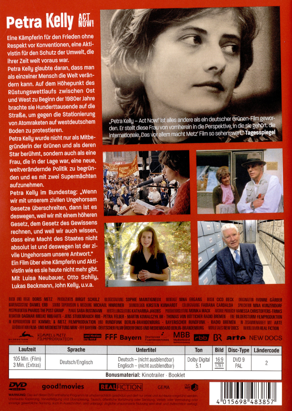 Petra Kelly - Act Now!  (DVD)