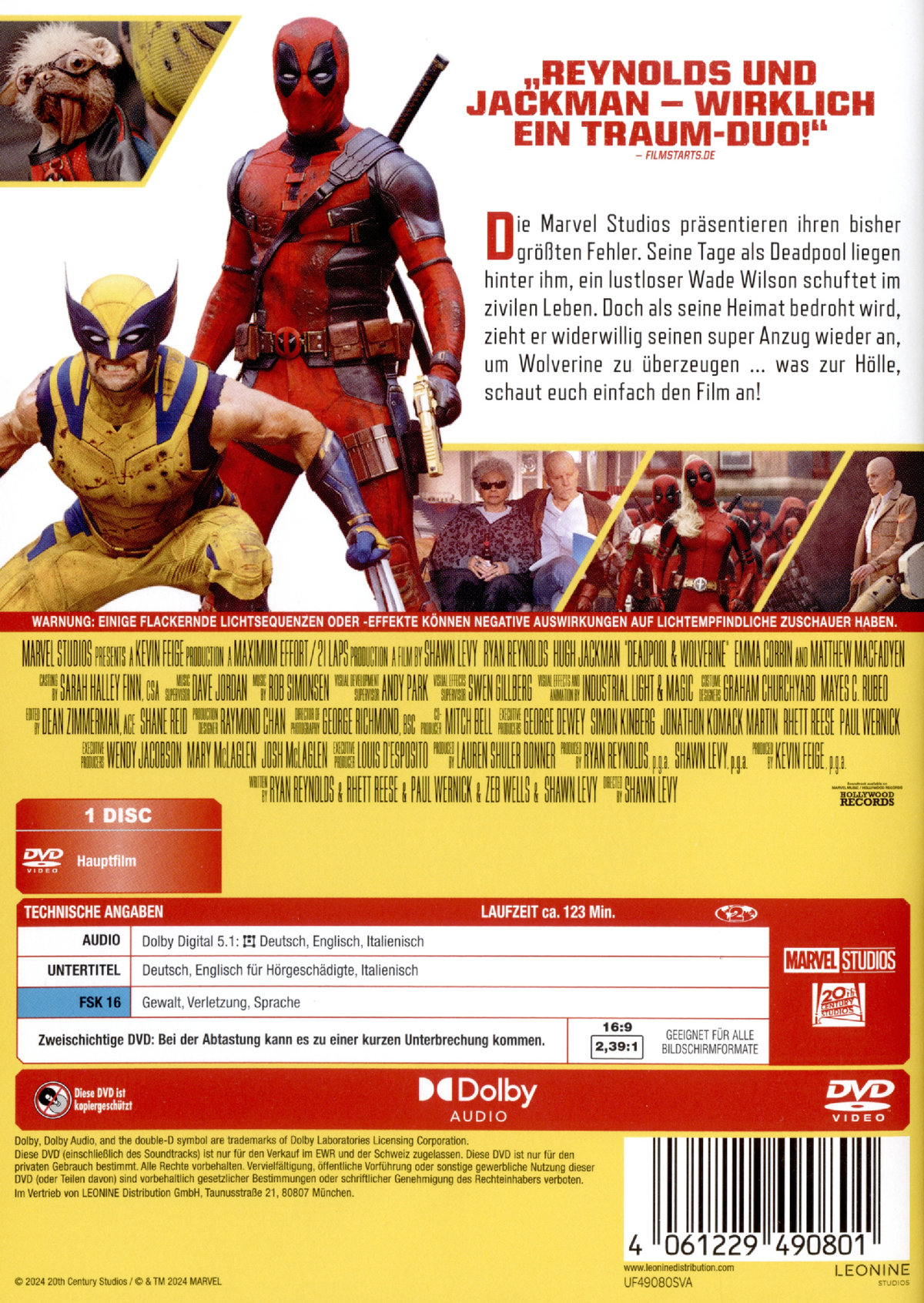 Deadpool - Deadpool & Wolverine  (DVD)