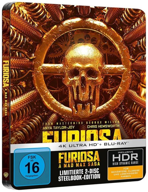 Furiosa: A Mad Max Saga - Limited Steelbook Edition  (4K Ultra HD) (+ Blu-ray) 