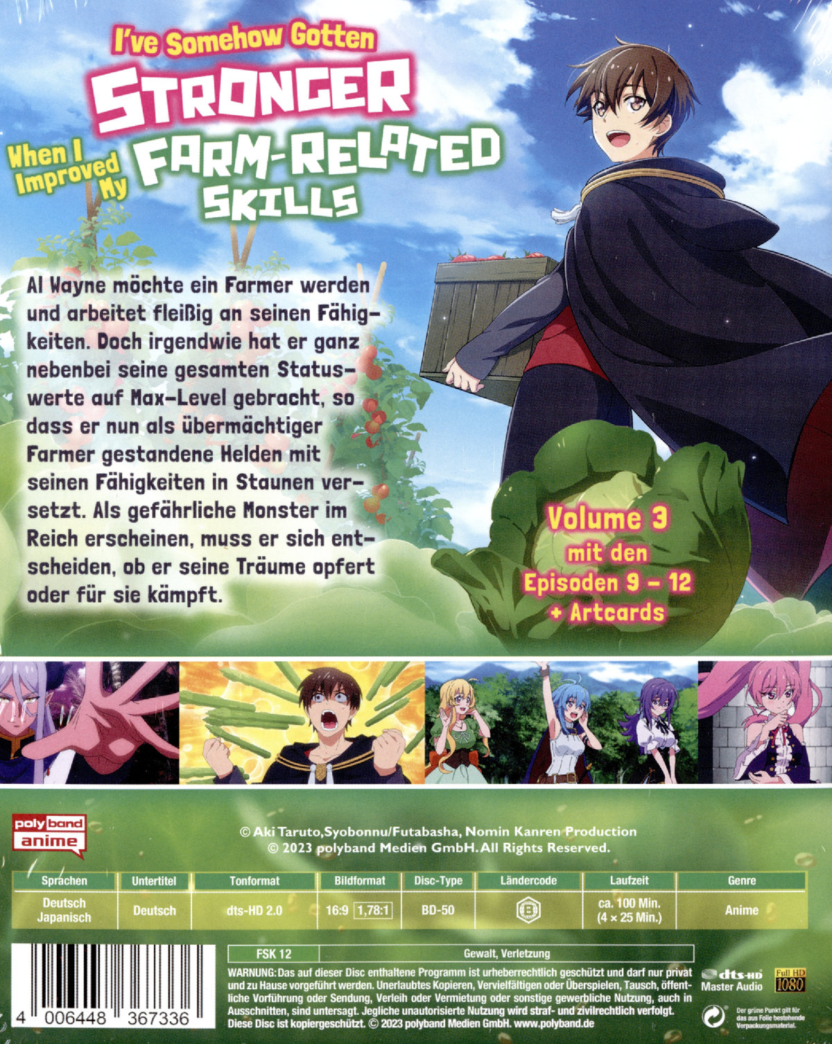 I’ve Somehow Gotten Stronger When I Improved My Farm-Related Skills - Volume 3  (Blu-ray Disc)
