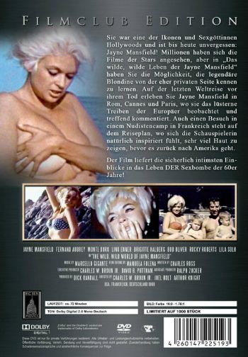 Wilde, wilde Welt der Jane Mansfield, Die - Filmclub Edition Vol