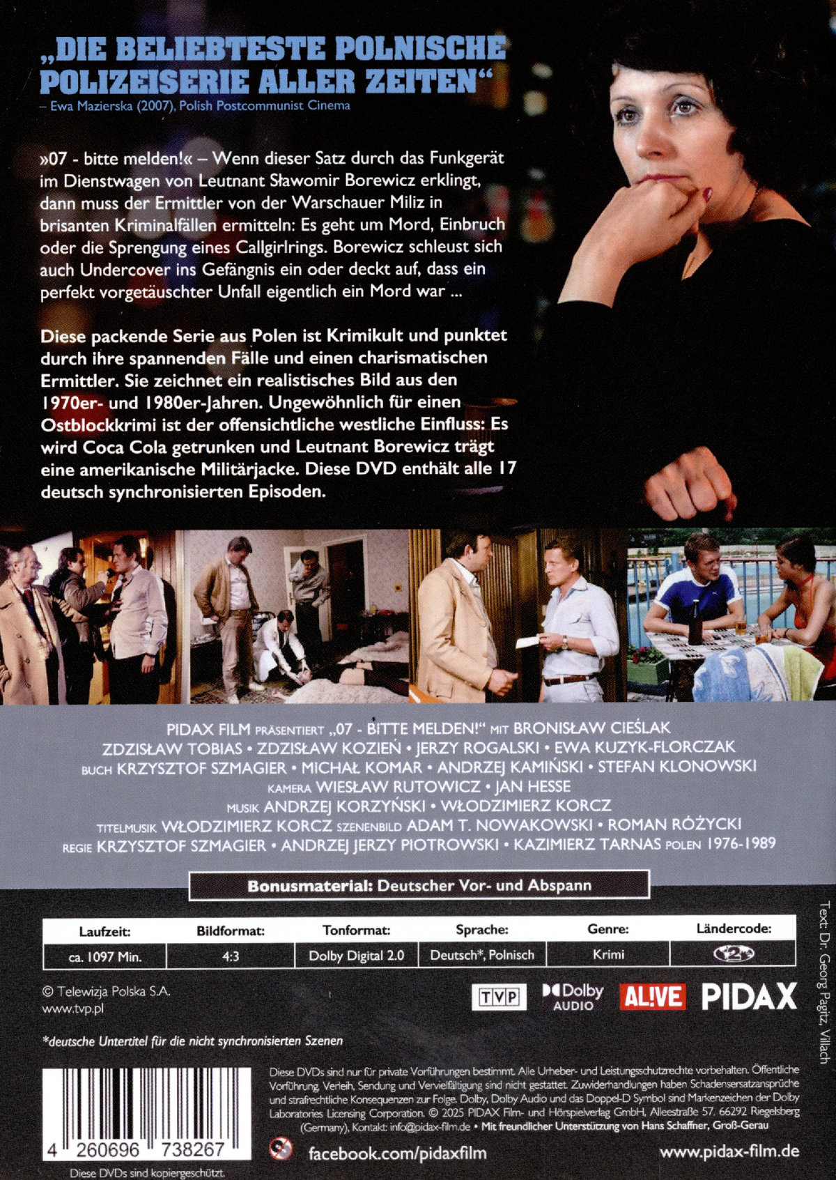 07 - bitte melden! (07 zg?o? si?) / Alle 17 deutsch synchronisierten Folgen der Kult-Krimiserie (Pidax Serien-Klassiker) [5 DVDs]  (DVD)