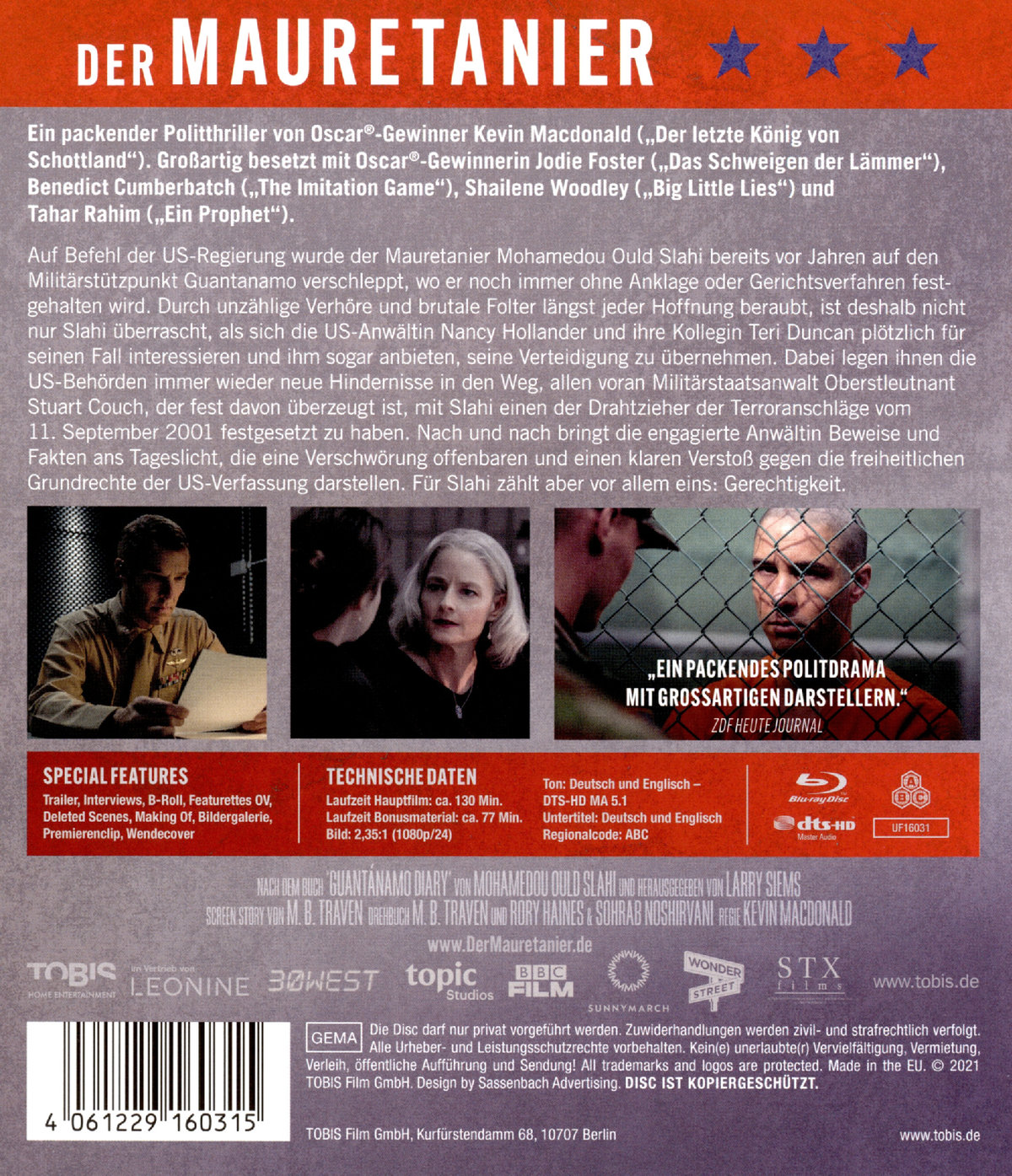 Mauretanier, Der (blu-ray)