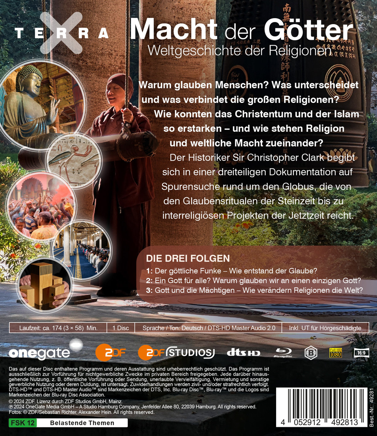 Terra X: Macht der Götter - Weltgeschichte der Religionen  (Blu-ray Disc)