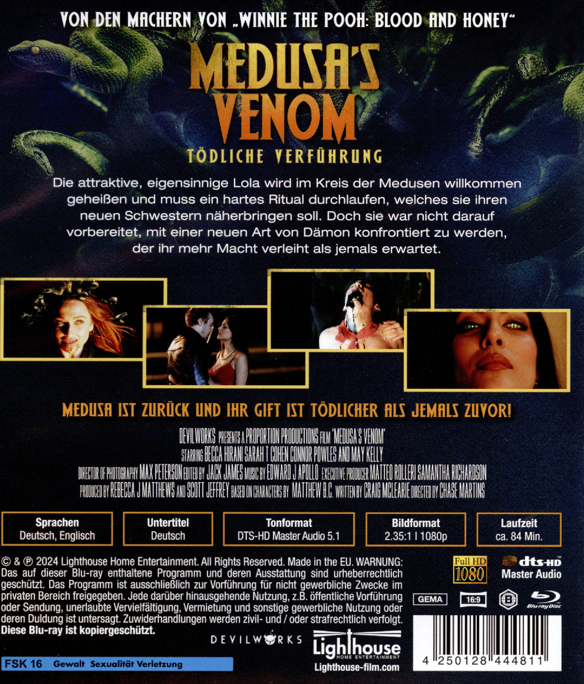 Medusa's Venom - Tödliche Verführung  (Blu-ray Disc)