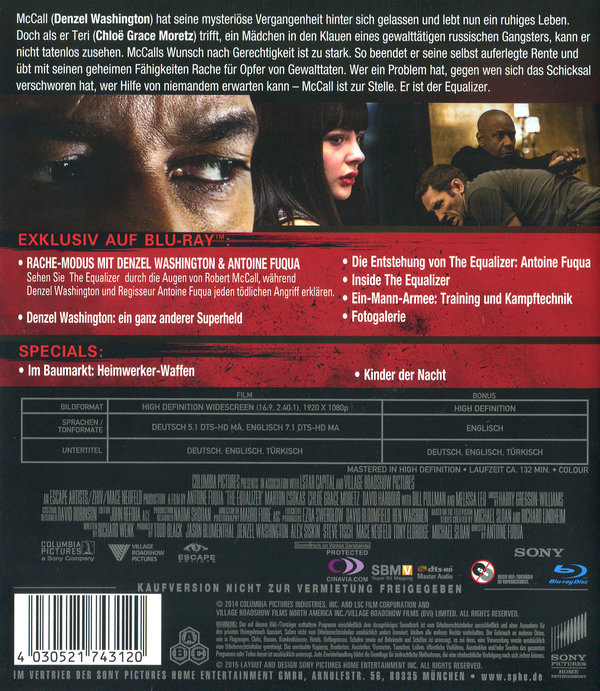 Equalizer, The (blu-ray)