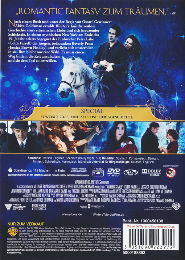 Winter's Tale  (DVD)
