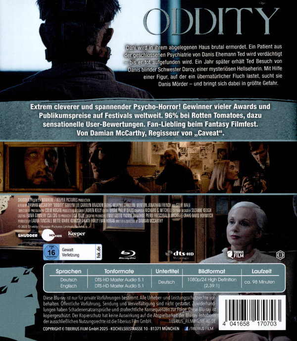 Oddity  (Blu-ray Disc) Oddity  (Blu-ray Disc)