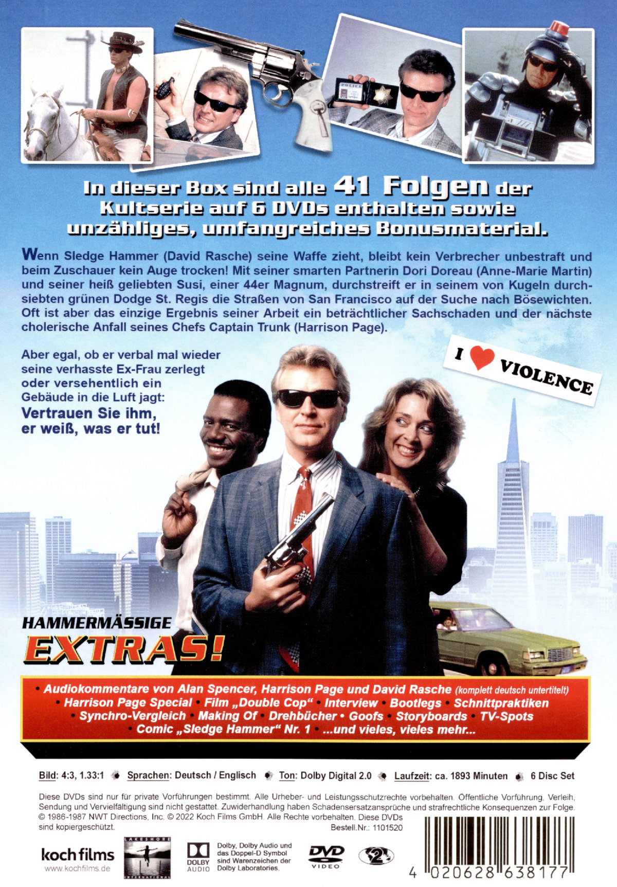 Sledge Hammer - Die komplette Serie