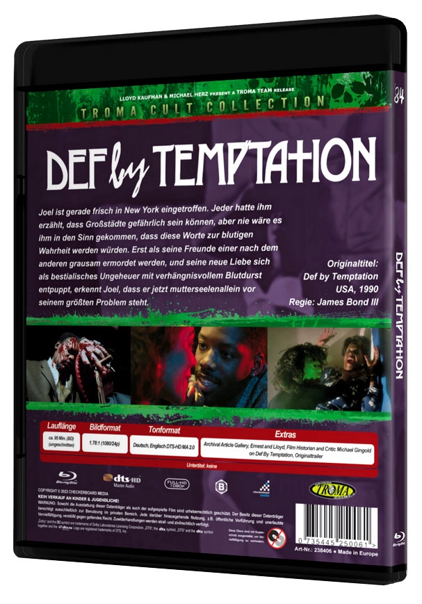 Def By Temptation - Uncut Edition  (blu-ray)