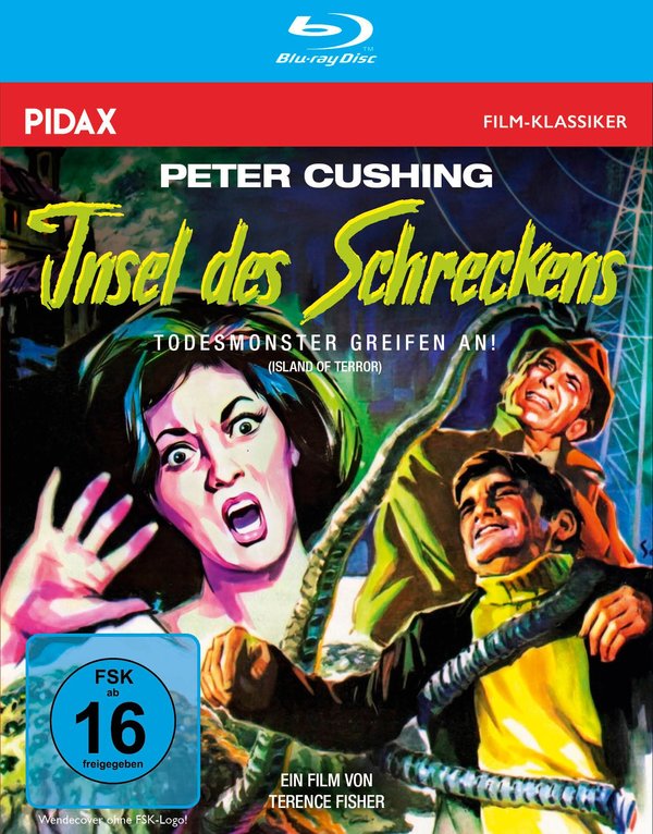 Insel des Schreckens (Island of Terror) / Grusel-Schocker mit Starbesetzung (Pidax Film-Klassiker)  (Blu-ray Disc)