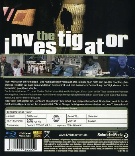 Investigator, The (blu-ray)