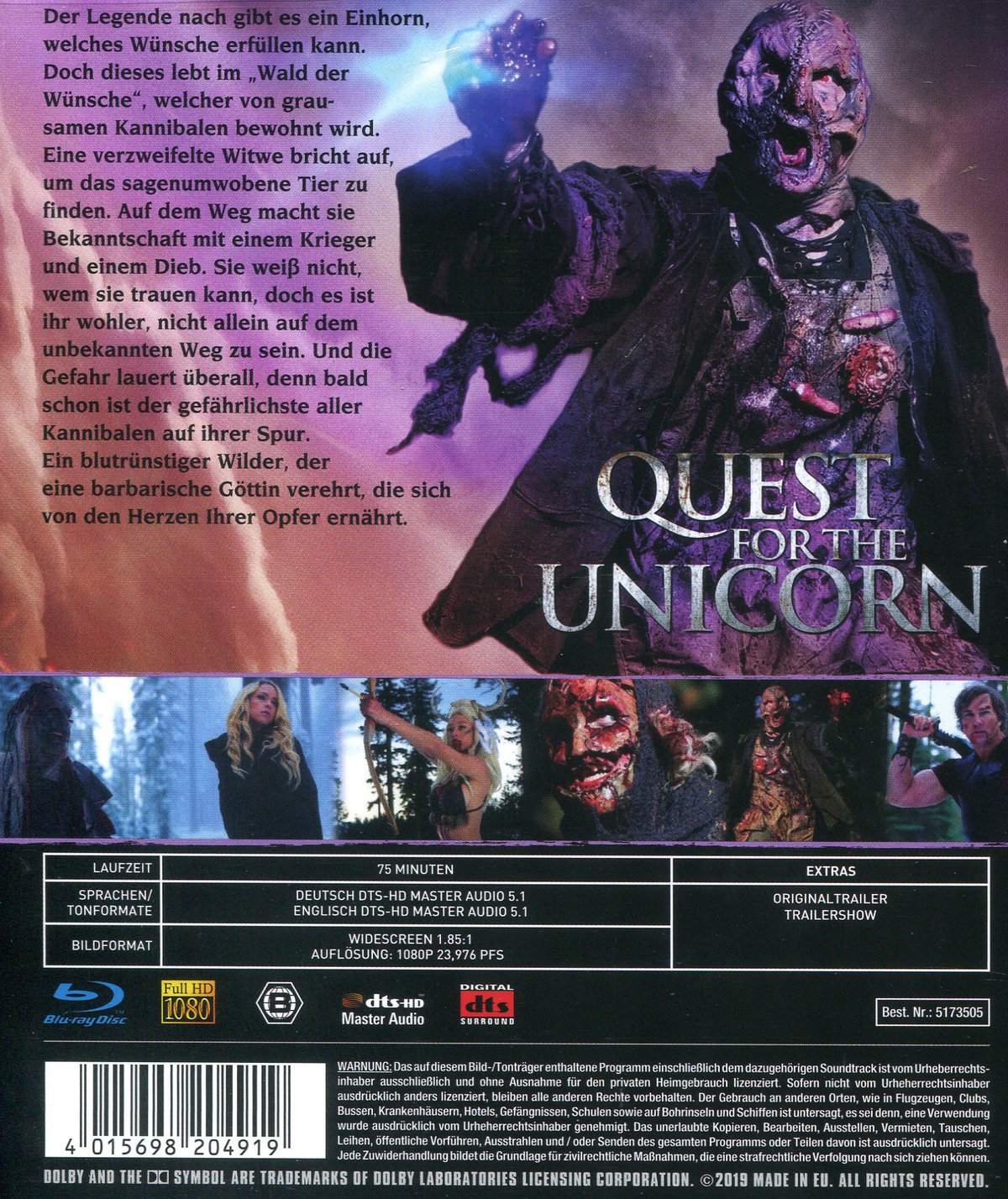 Quest for the Unicorn (blu-ray)