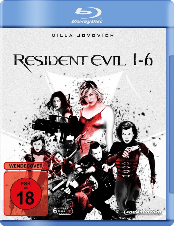 Resident Evil 1-6 (blu-ray)