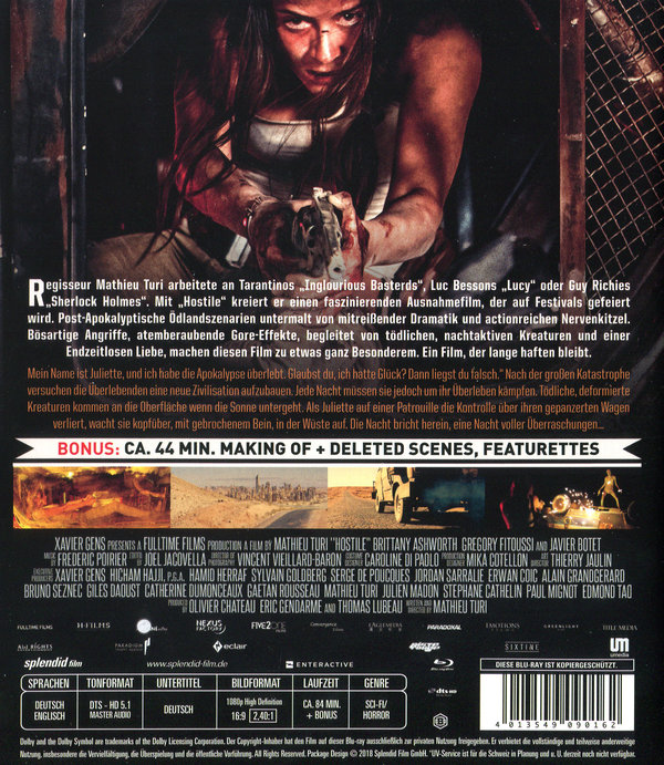 Hostile (blu-ray)