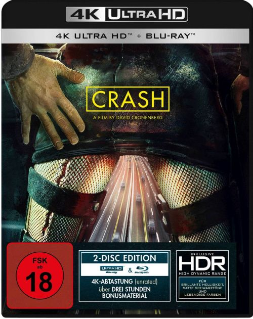 Crash - Uncut Edition (4K Ultra HD)  (+blu-ray)
