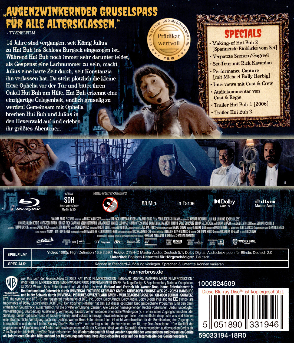 Hui Buh und das Hexenschloss (blu-ray)