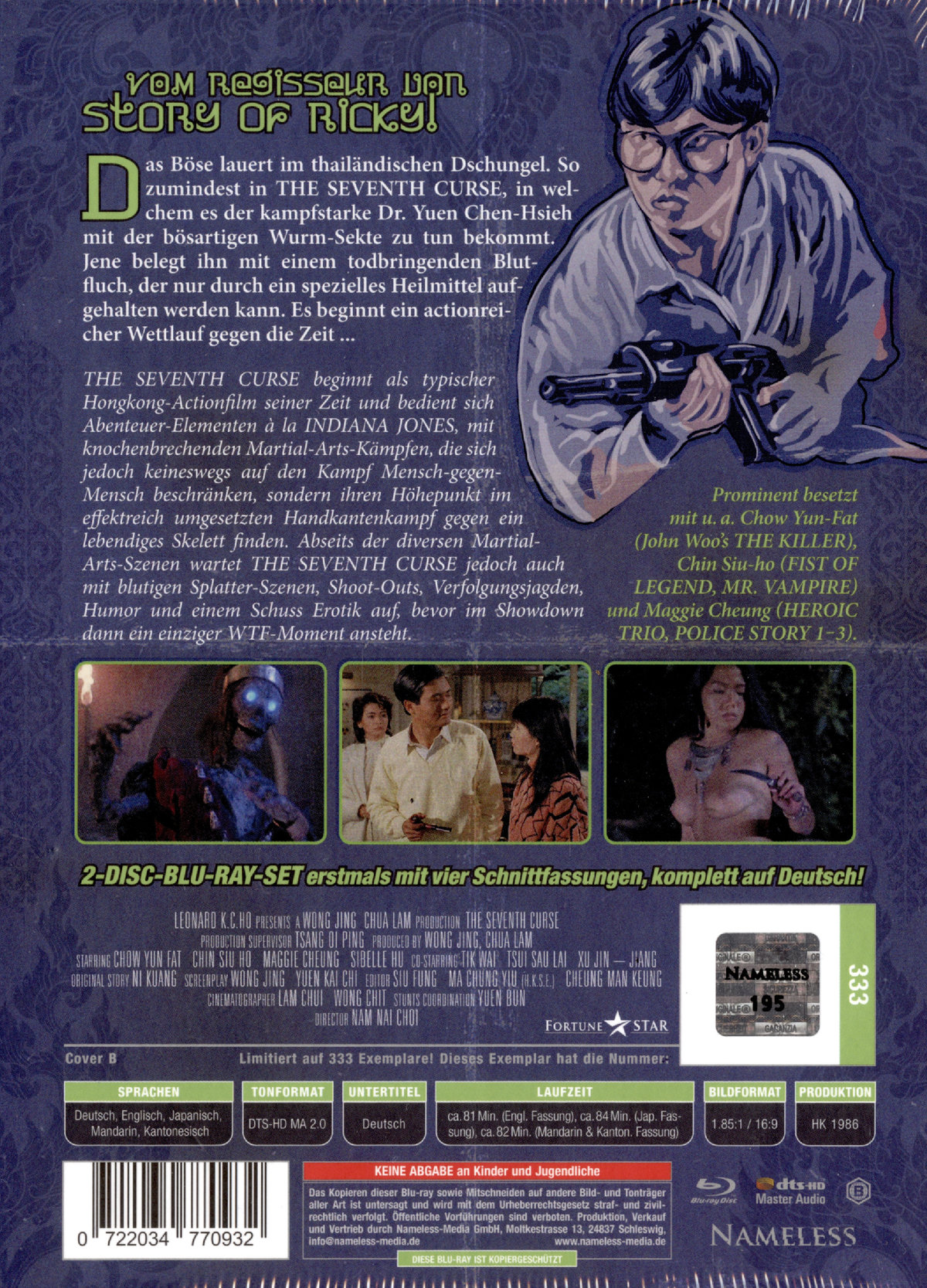 The Seventh Curse - Uncut Mediabook Edition  (blu-ray) (B)