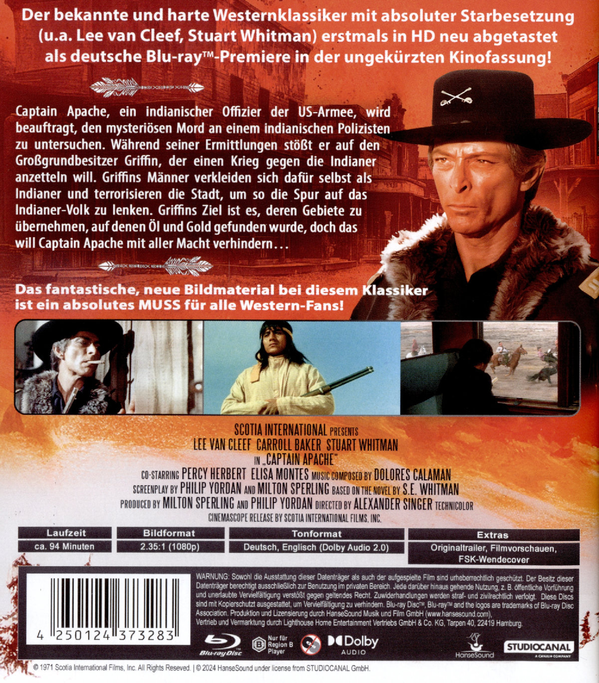 Captain Apache  (Blu-ray Disc)