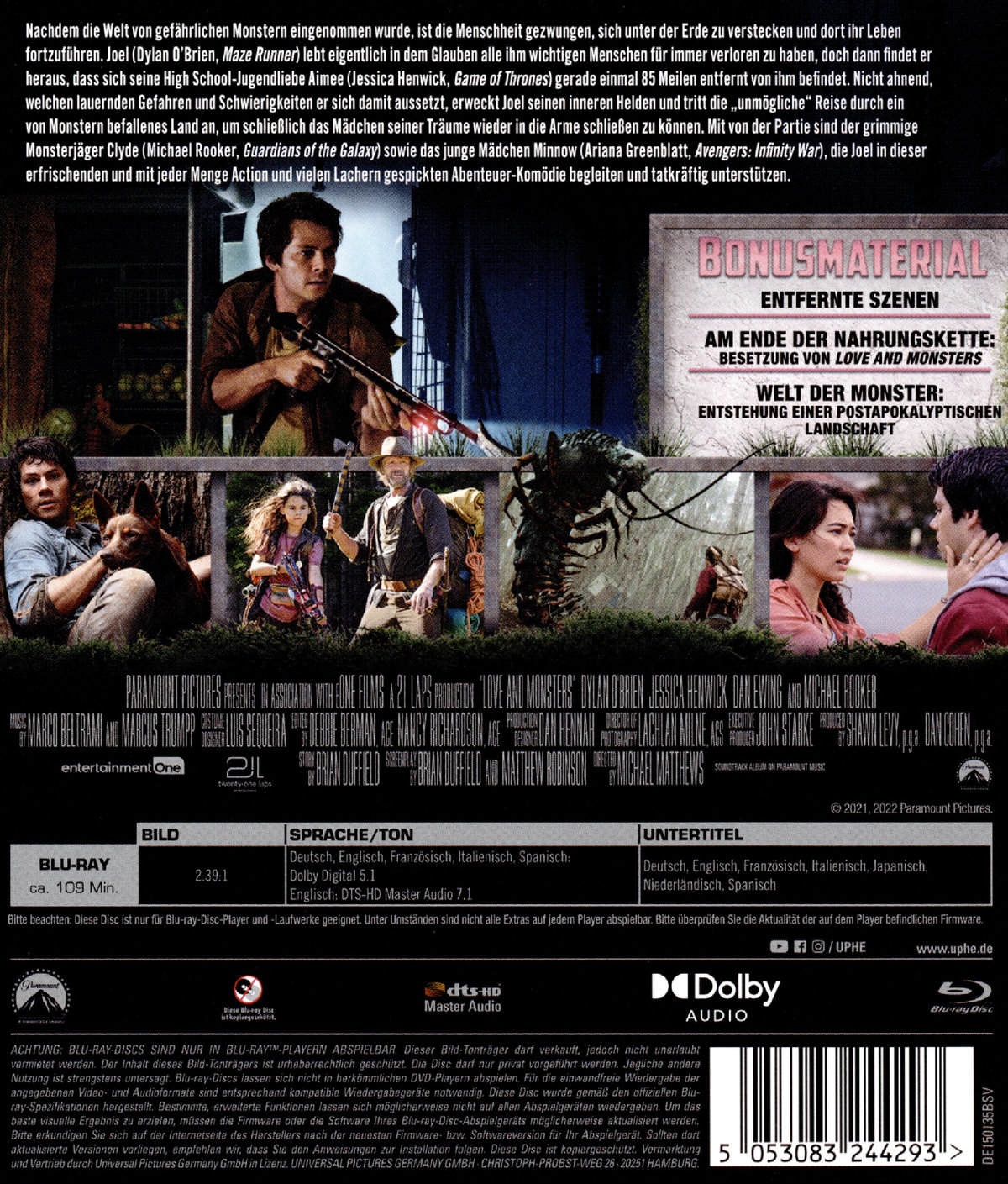 Love and Monsters (blu-ray)