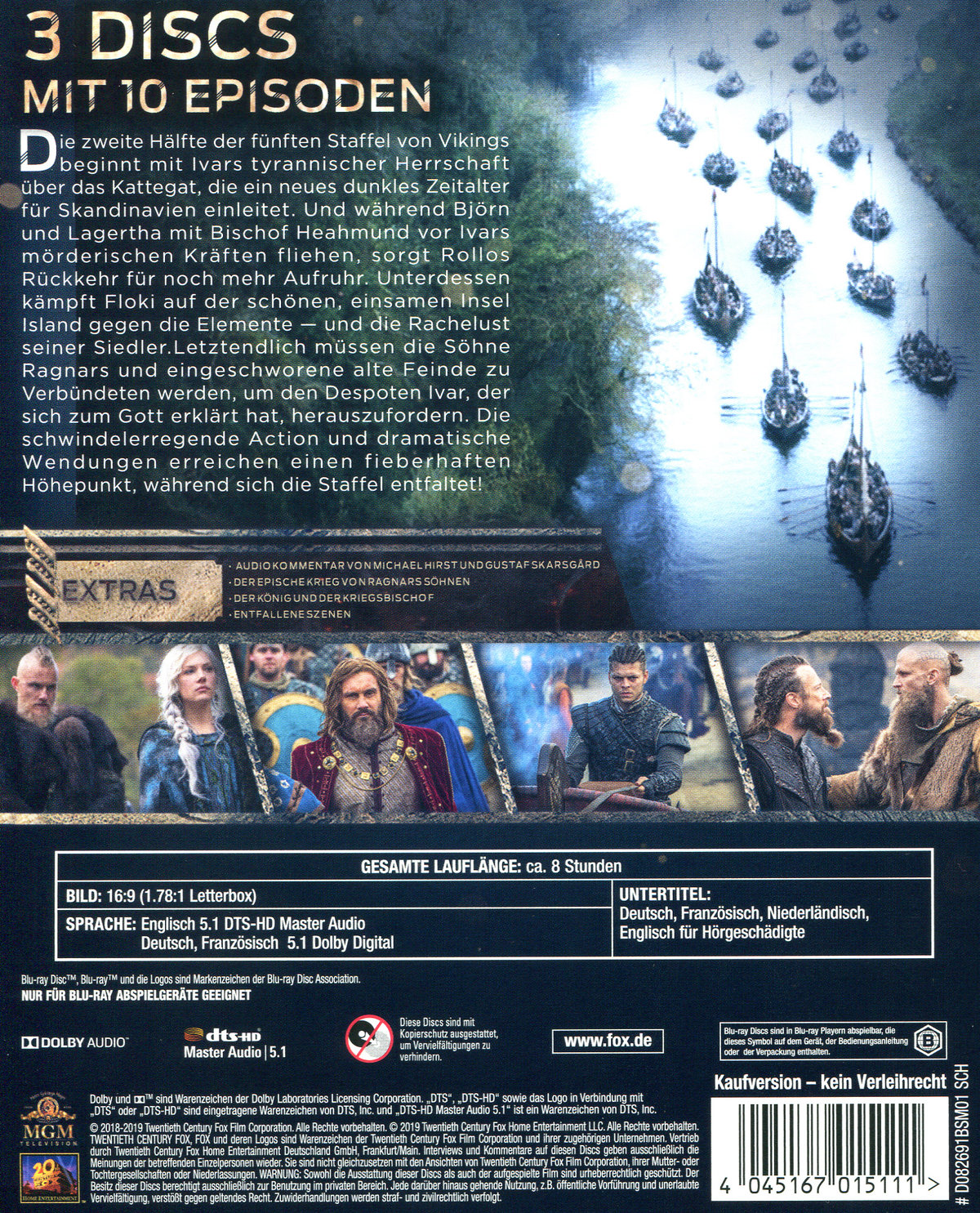 Vikings - Season 5.2  [3 BRs]  (Blu-ray Disc)