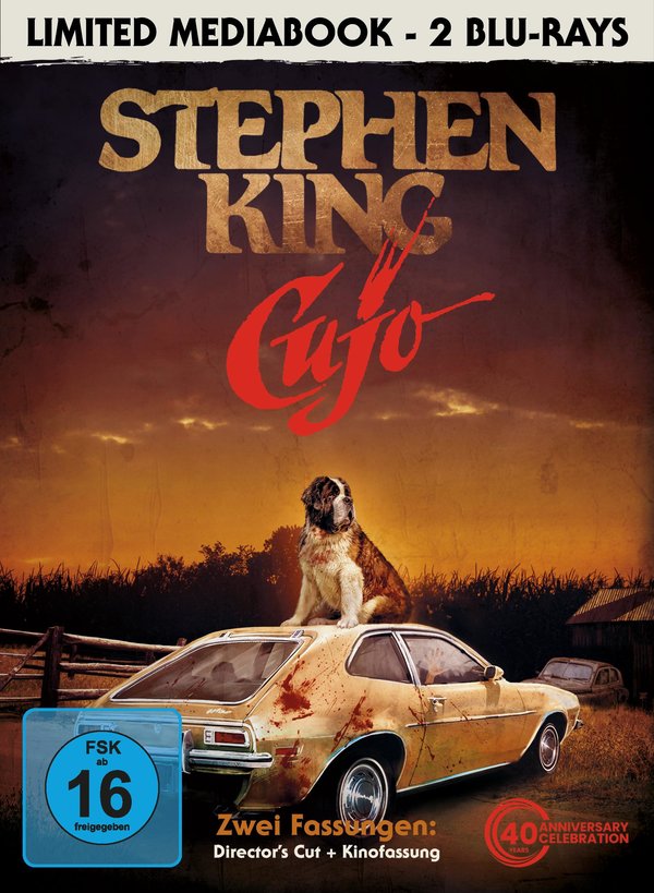 Stephen King's Cujo (Director's Cut + Kinofassung) -  - Uncut Mediabook Edition  (blu-ray) (F) 