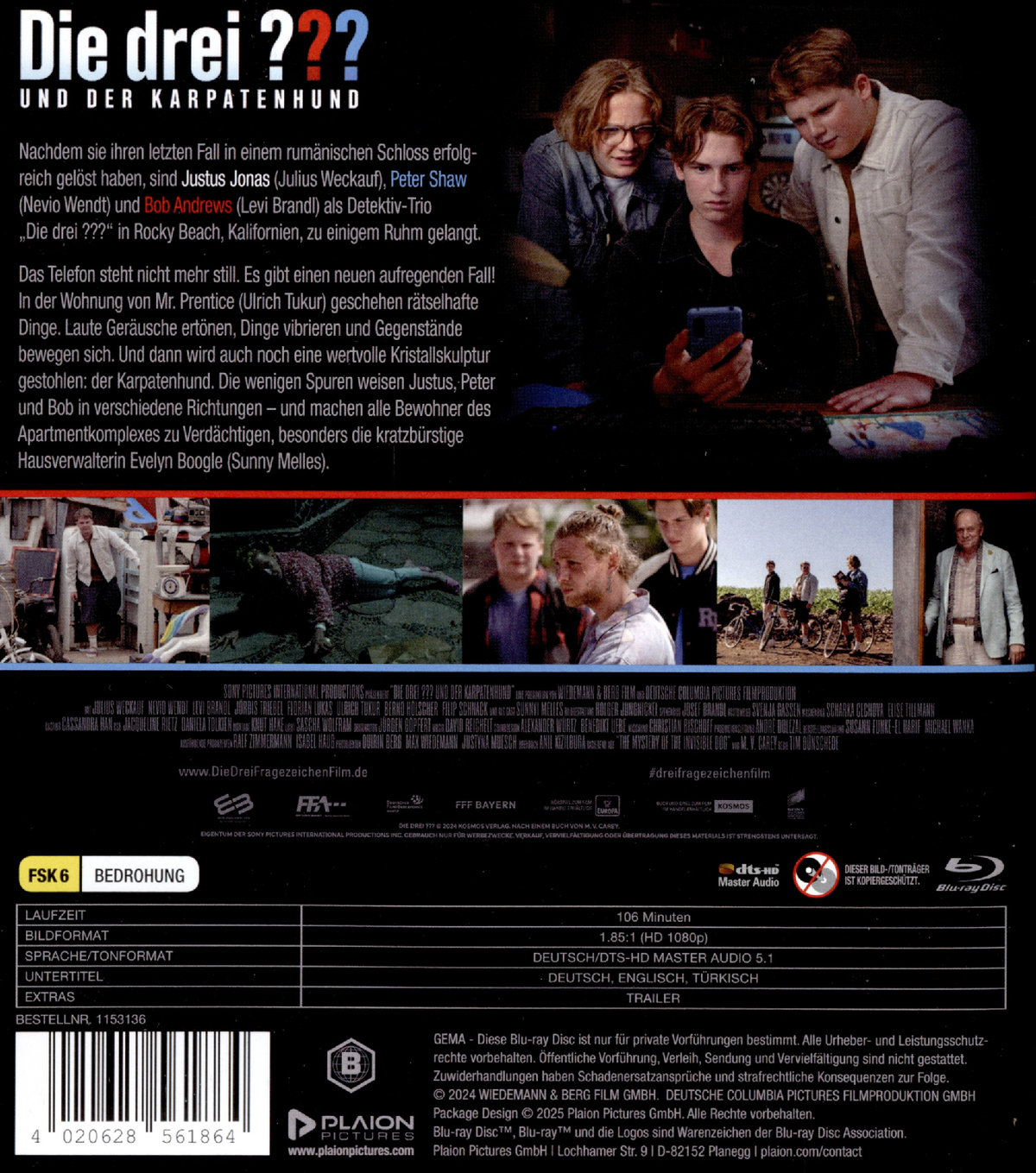 Die drei ??? und der Karpatenhund  (Blu-ray Disc)