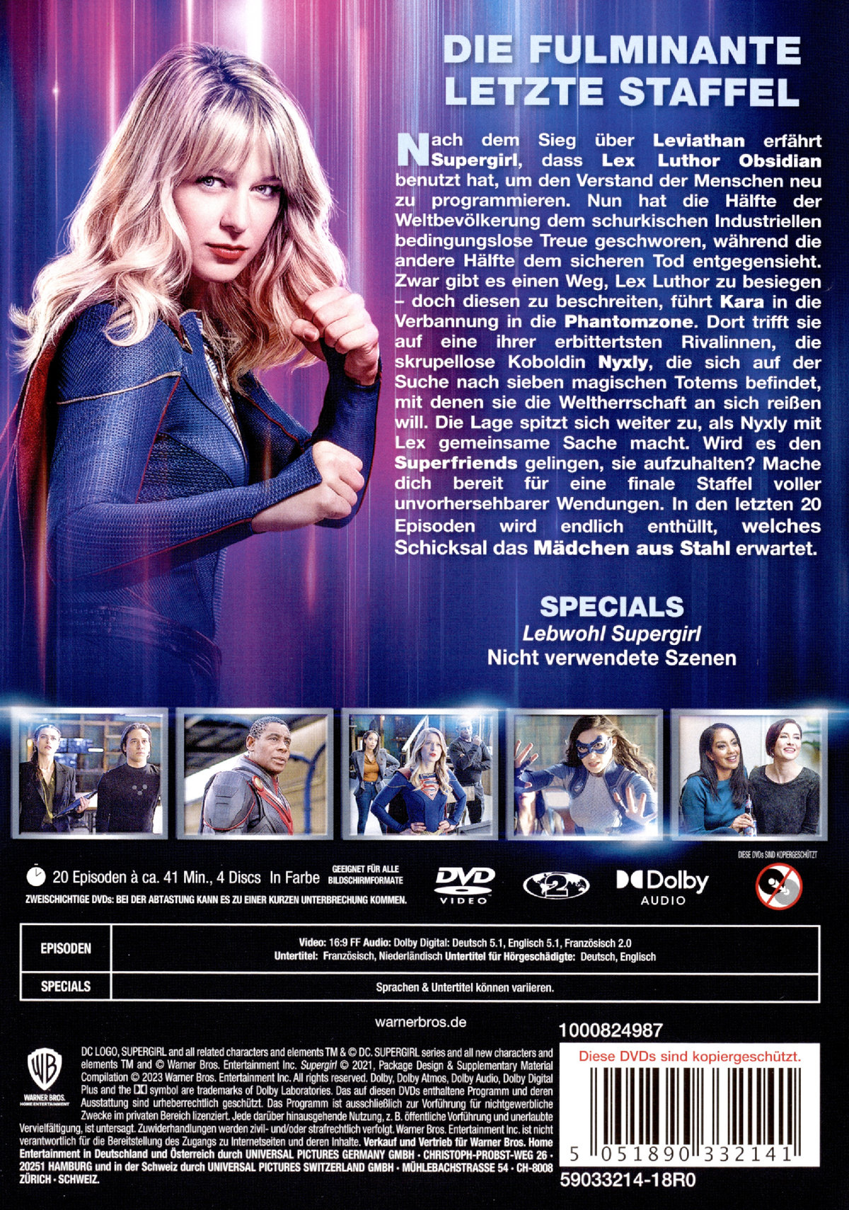 Supergirl - Staffel 6  [4 DVDs]  (DVD)