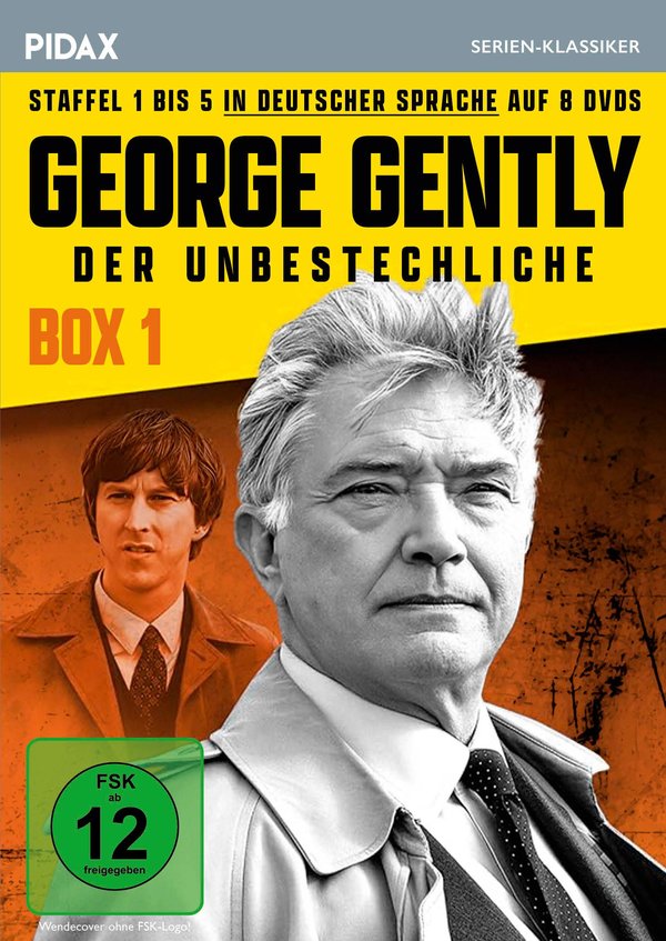 George Gently - Der Unbestechliche, Box 1 (Staffel 1 - 5 - Remastered Edition) / Die ersten 15 Folgen der Kultkrimiserie (Pidax Serien-Klassiker) [8 DVDs]  (DVD)