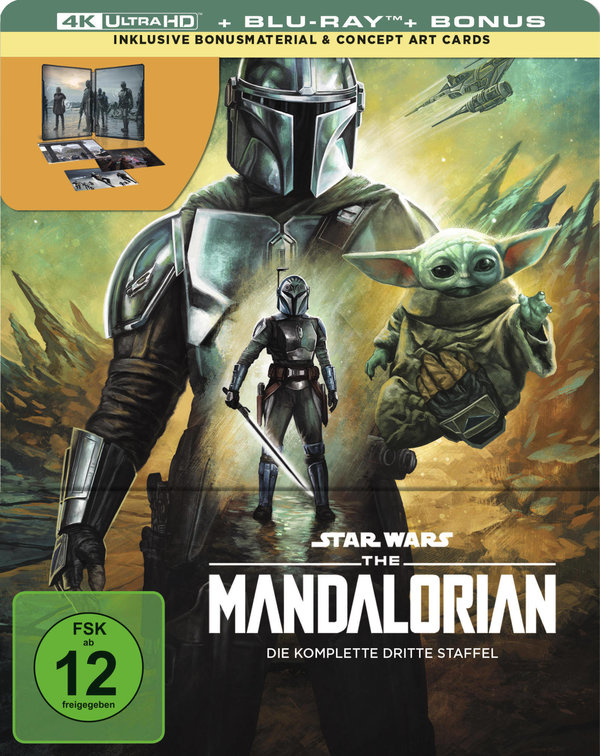 The Mandalorian - Staffel 3 - Limited Steelbook Edition  (4K Ultra HD+blu-ray)