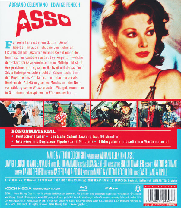 Asso - Ein himmlischer Spieler (blu-ray)