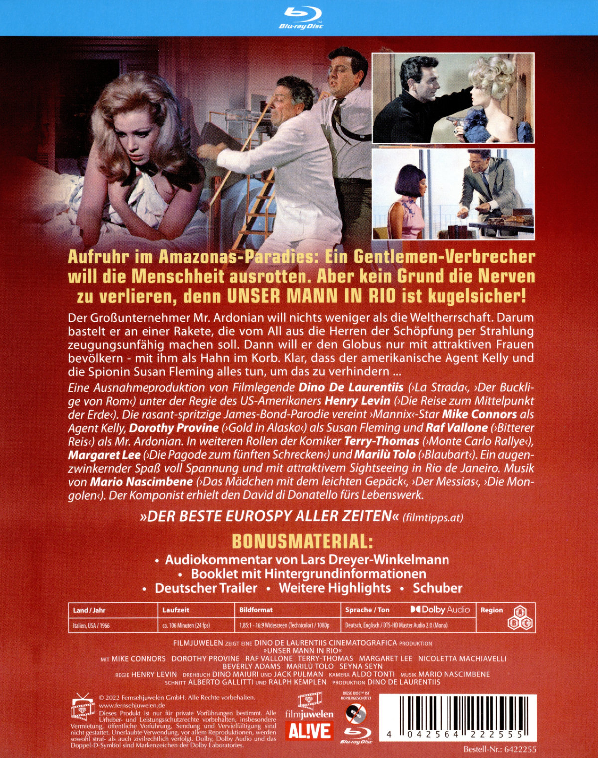 Unser Mann in Rio (blu-ray)