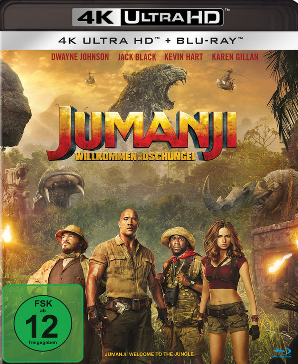 Jumanji - Willkommen im Dschungel (4K Ultra HD)