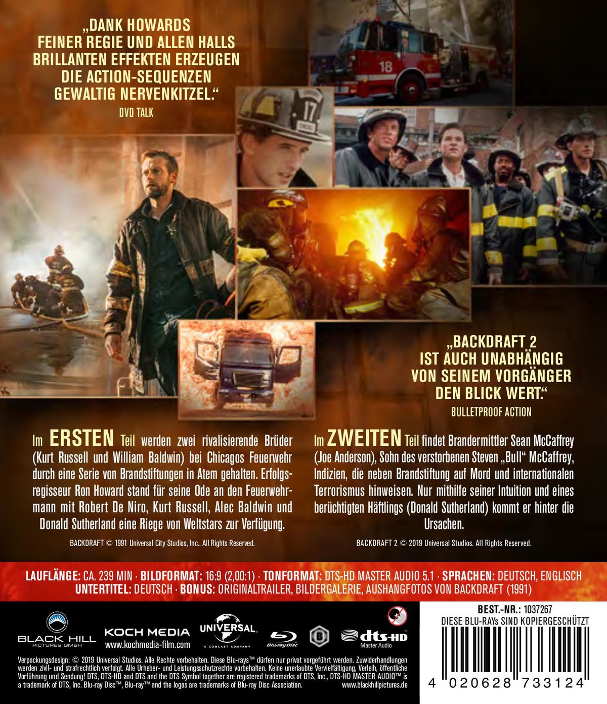 Backdraft Double Feature (blu-ray)