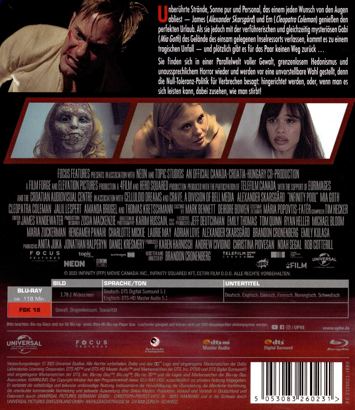 Infinity Pool - Uncut Edition (blu-ray)