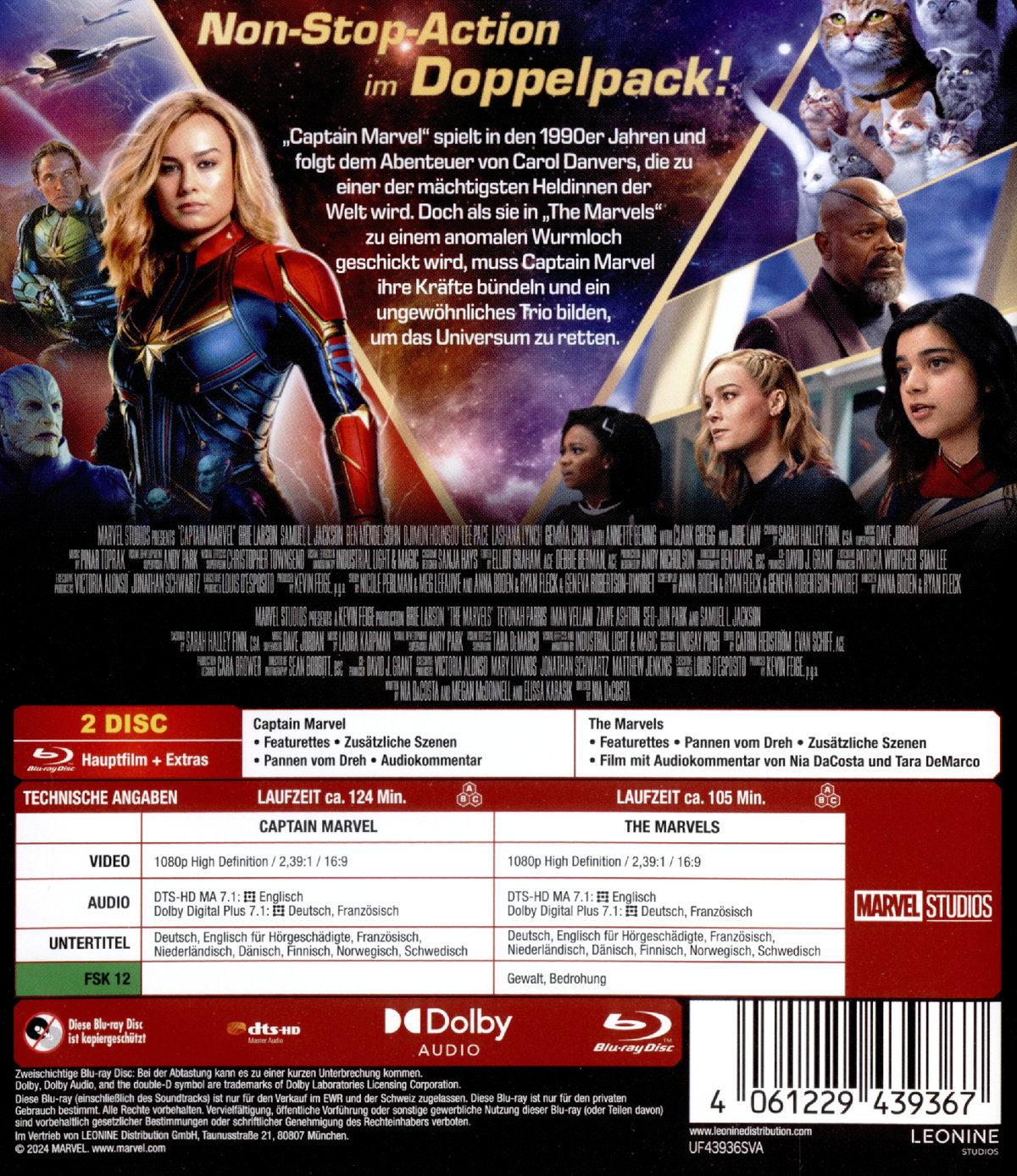 Captain Marvel / The Marvels  [2 BRs]  (Blu-ray Disc)