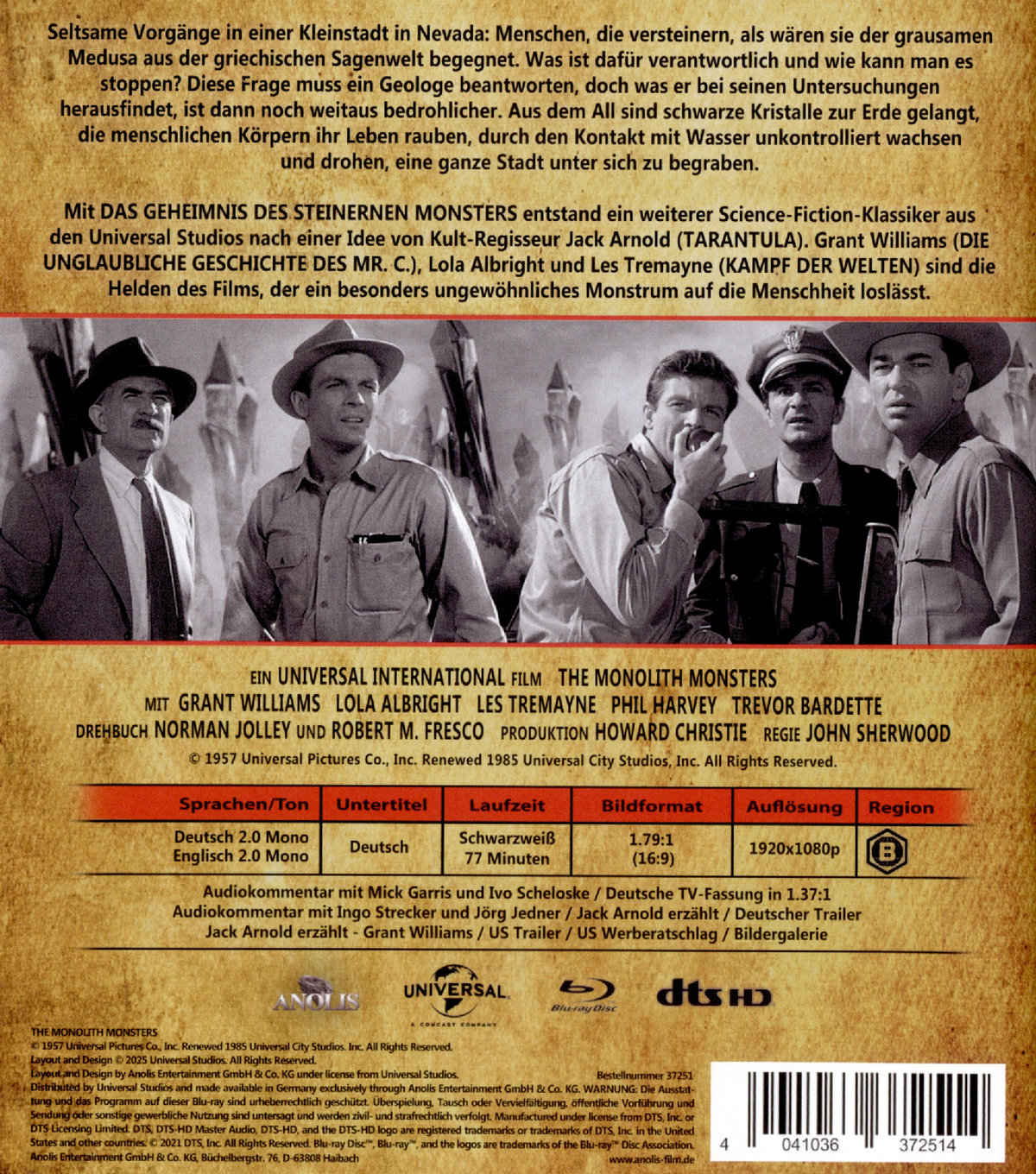 Das Geheimnis des steinernen Monsters - Uncut Edition  (blu-ray)
