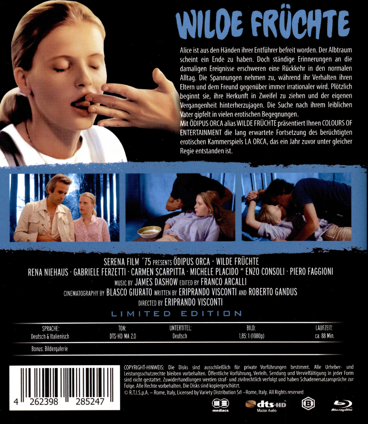 WILDE FRÜCHTE - UNCUT  (Blu-ray Disc)