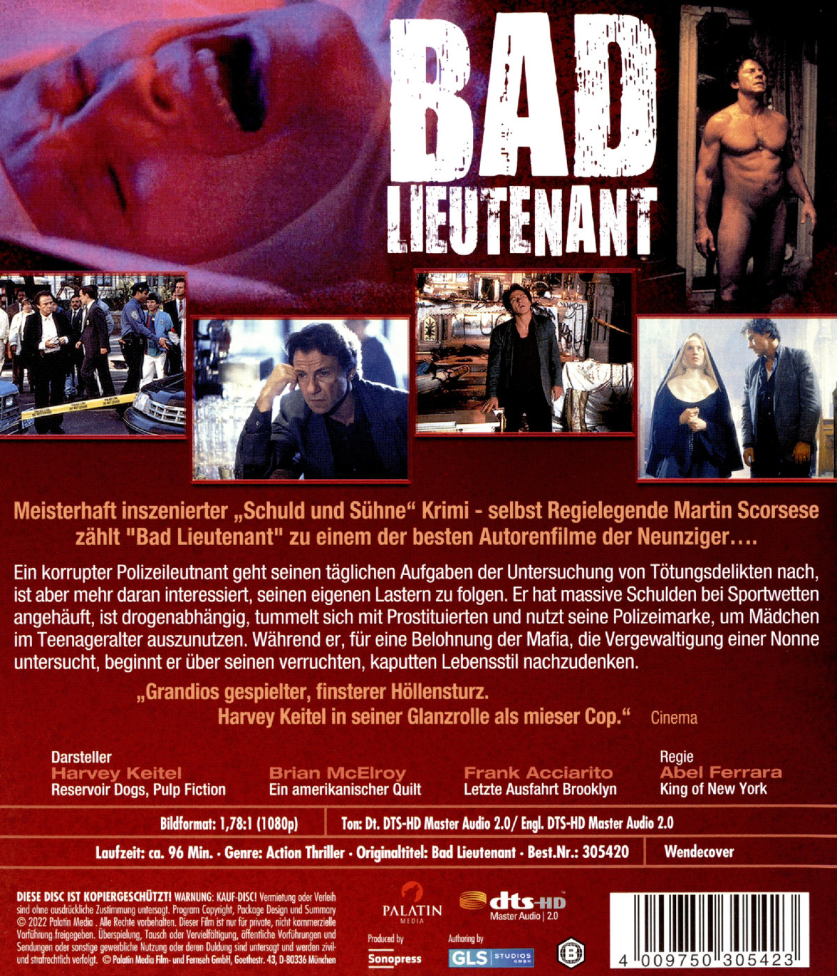 Bad Lieutenant (blu-ray)
