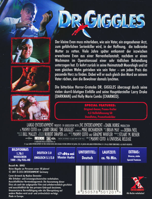 Dr. Giggles - Uncut Edition (blu-ray)