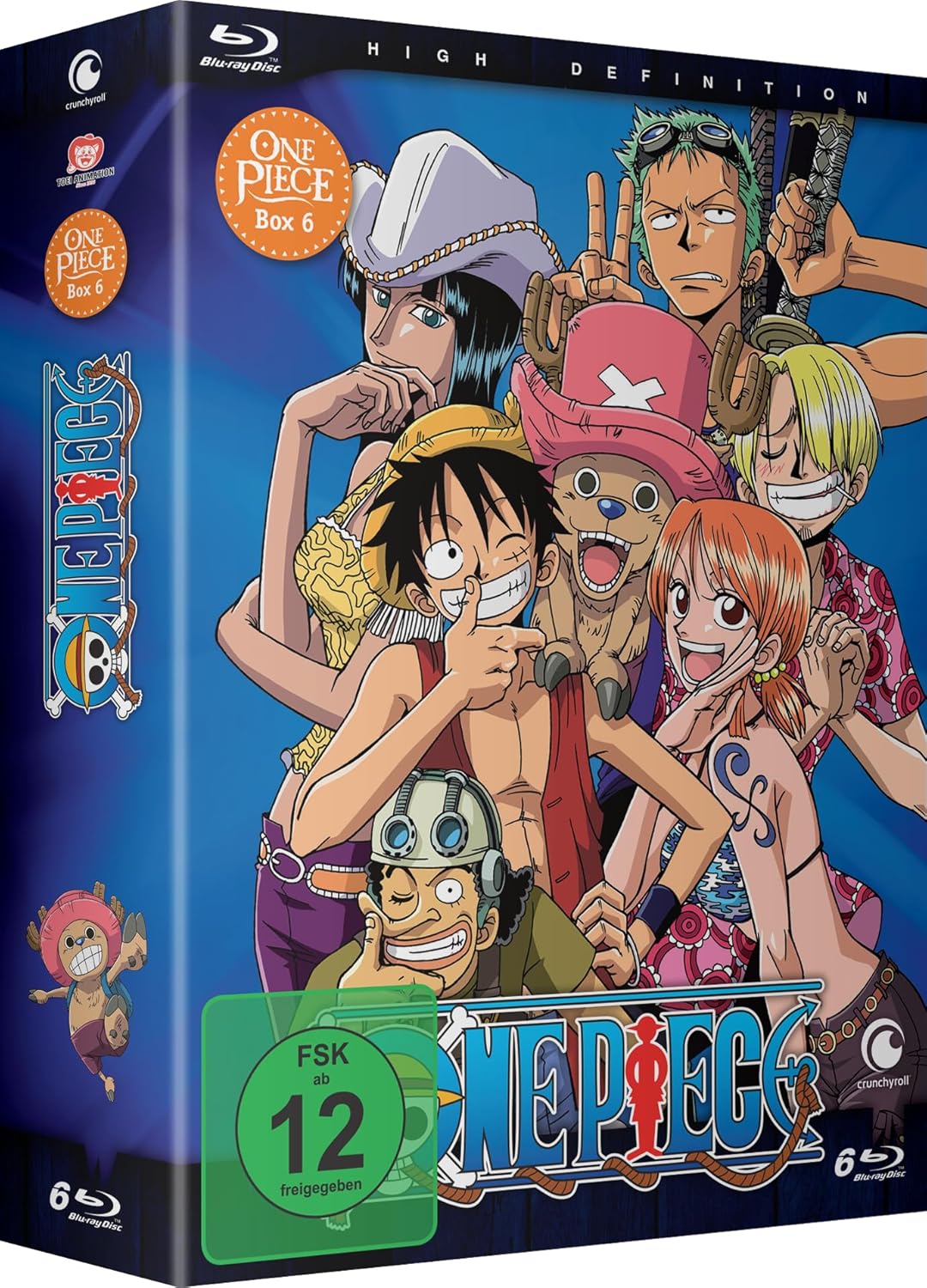 One Piece - TV-Serie - Box 6 (Episoden 163-195)  [5 BRs]  (Blu-ray Disc)