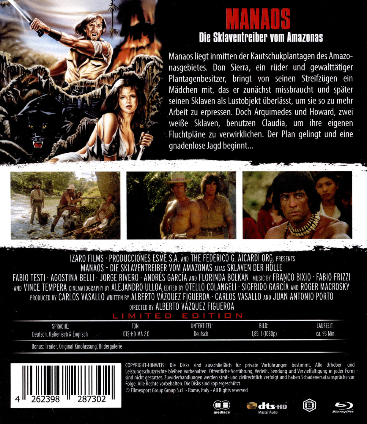 MANAOS - DIE SKLAVENTREIBER VOM AMAZONAS  (Blu-ray Disc)