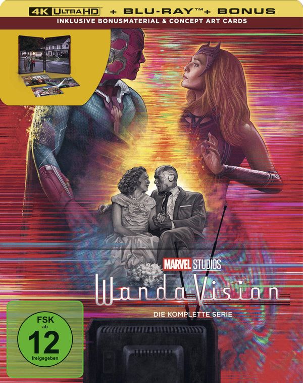WandaVision - Limited Steelbook Edition  (4K Ultra HD) (+ Blu-ray) 