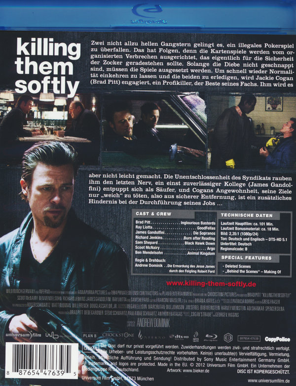 Killing Them Softly (blu-ray)