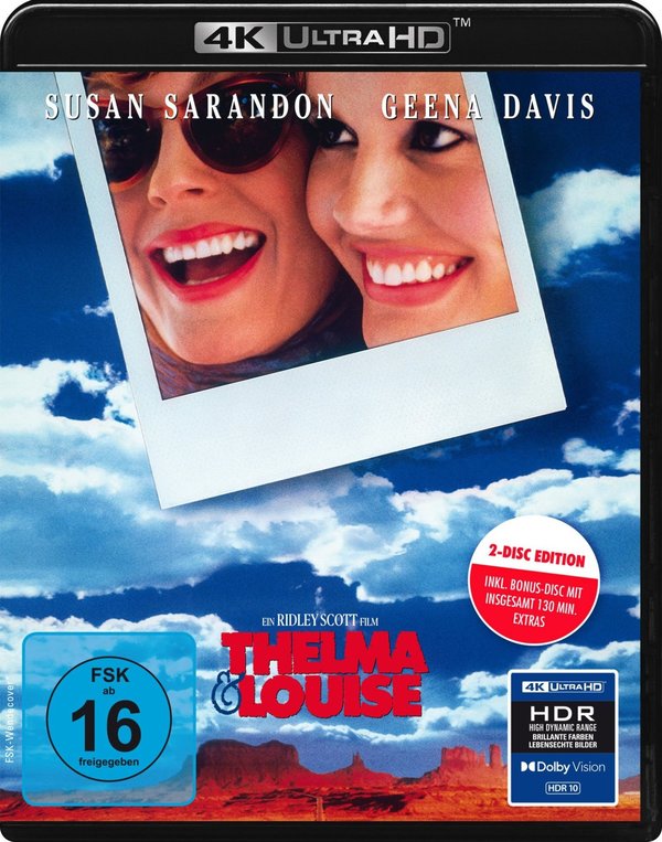 Thelma & Louise - 2-Disc Edition   (4K Ultra HD + Bonus-Blu-ray)