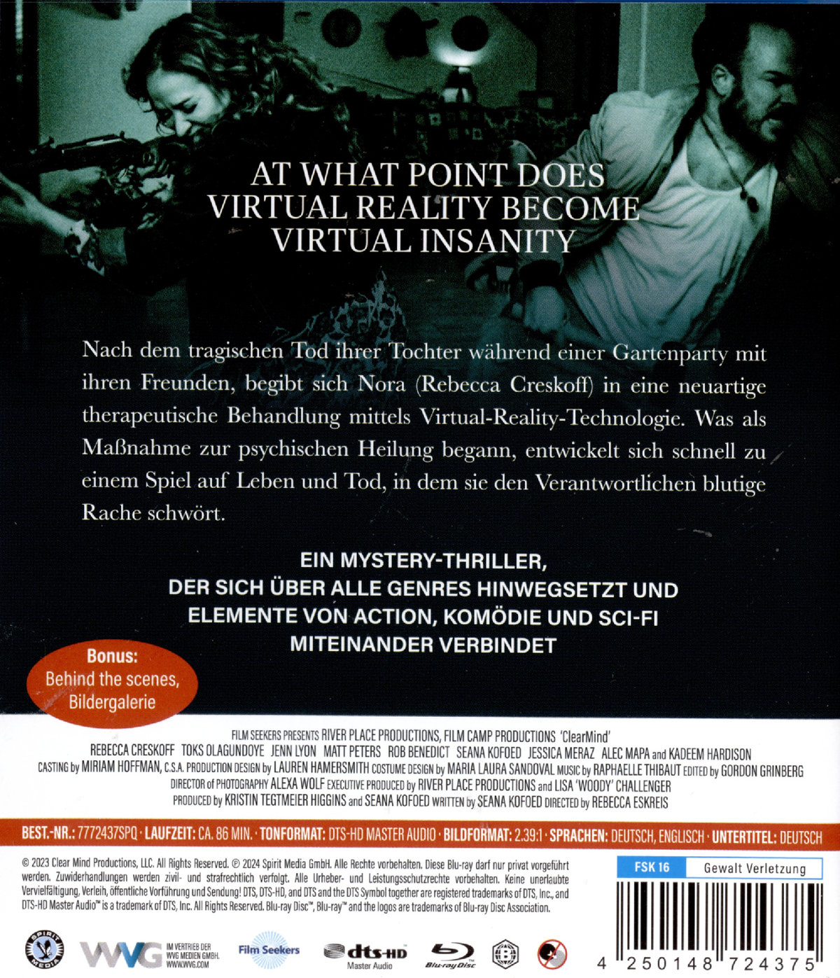 Clearmind – Ist Rache nur ein Spiel?  (Blu-ray Disc)